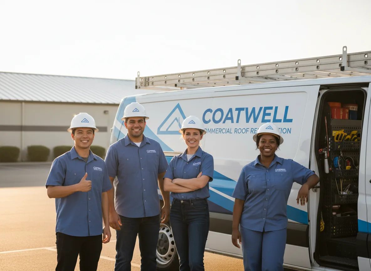 Commercial roof coating company in Cloverdale, OR
